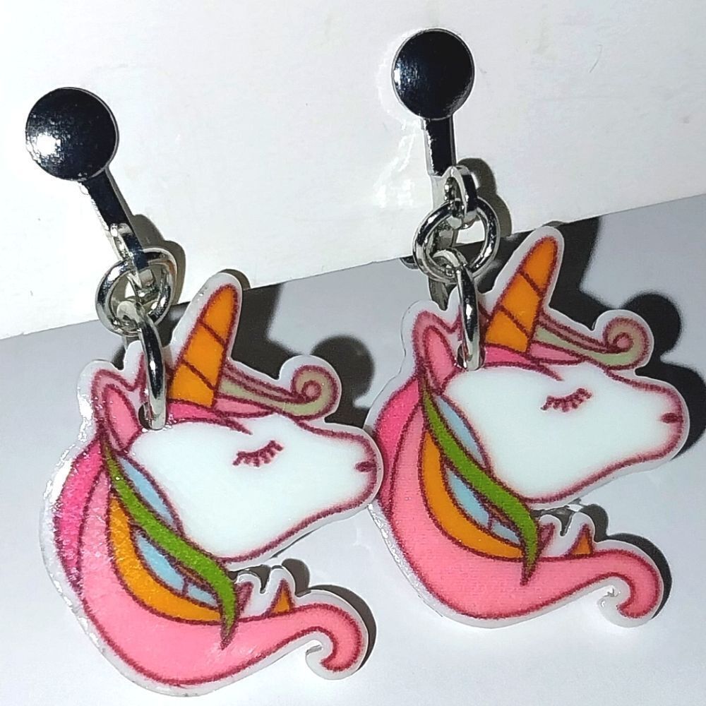 Super cute kid's fashion clip-on earrings